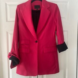 Banana republic tall pink wool blazer size 2